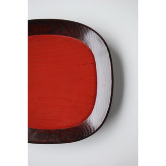 我谷盆作家 林竜人 日輪盆　X442 