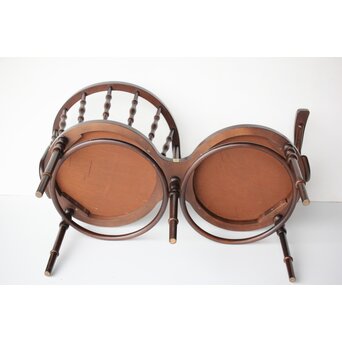 秋田木工 曲木ラブソファ kissig chair　T472 