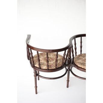 秋田木工 曲木ラブソファ kissig chair　T472 