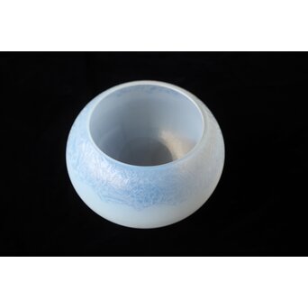 にわか腐食 オパールセントガラス電笠　A089 