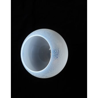 にわか腐食 オパールセントガラス電笠　A089