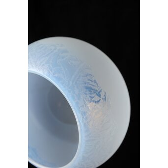 にわか腐食 オパールセントガラス電笠　A089 