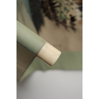 刺繍画 蕉雨賛 軸装　Z477 