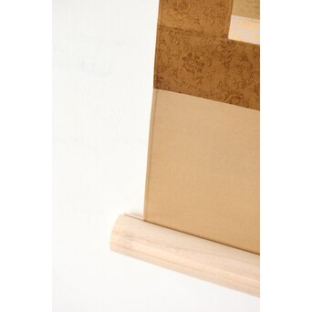 刺繍画 群鶏図 掛軸　Z479 