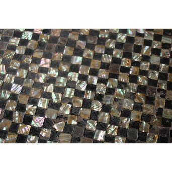 市松 螺鈿卓　Q356 