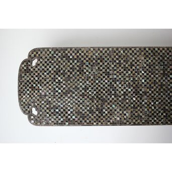 市松 螺鈿卓　Q356 