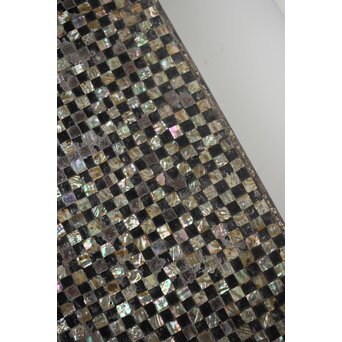 市松 螺鈿卓　Q356 