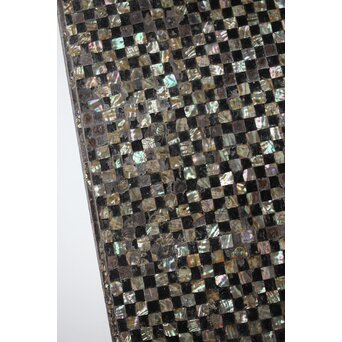 市松 螺鈿卓　Q356 