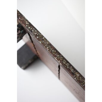 市松 螺鈿卓　Q356 