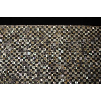 市松 螺鈿卓　Q356 