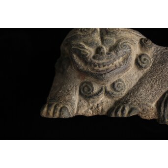 鎮墓獣 朝鮮 李朝 石彫 海駝ヘテ　U347 