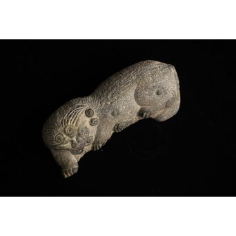 鎮墓獣 朝鮮 李朝 石彫 海駝ヘテ　U347 