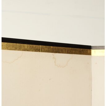 渡辺小崋 群鶴図 紙本屏風一双　Z481 