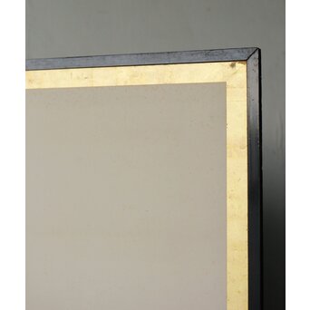 渡辺小崋 群鶴図 紙本屏風一双　Z481 