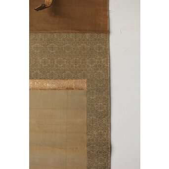 女流画家 桜井雪保 三幅対 絹本掛軸　Z483 