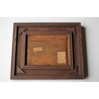 山本森之助【長崎港】油彩額装　Z485 