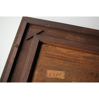 山本森之助【長崎港】油彩額装　Z485 