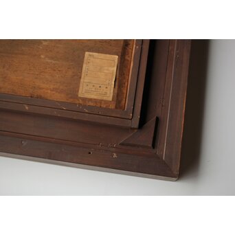 山本森之助【長崎港】油彩額装　Z485 