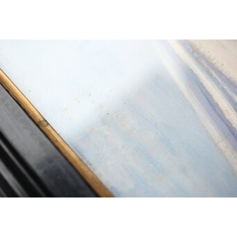 山本森之助【永福町付近の風景】油彩額装　Z486 