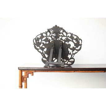 民国/民國三十年 [智仁友] 記念品 黄卦警備隊長 軍曹 太原徳華足銀公 盾 掛牌 勲章　M407 