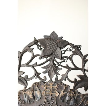 民国/民國三十年 [智仁友] 記念品 黄卦警備隊長 軍曹 太原徳華足銀公 盾 掛牌 勲章　M407 