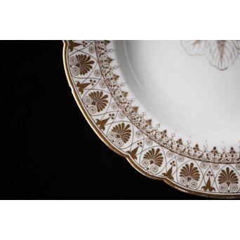 幻の明治伊万里「精磁会社謹製」菊紋金彩 皿 5枚 明治期　P451 