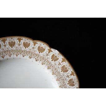 幻の明治伊万里「精磁会社謹製」菊紋金彩 皿 5枚 明治期　P451 