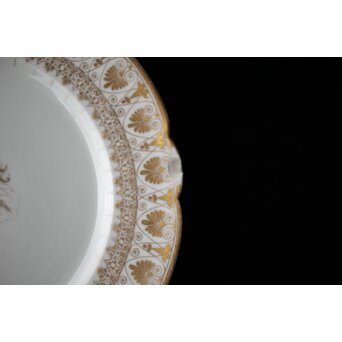 幻の明治伊万里「精磁会社謹製」菊紋金彩 皿 5枚 明治期　P451 