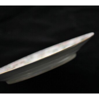 幻の明治伊万里「精磁会社謹製」菊桐紋色絵 皿 2枚 明治期　P453 