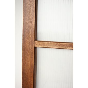 モールガラスとラワンの建具 4枚1組　GD0207 