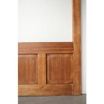 モールガラスとラワンの建具 4枚1組　GD0207 