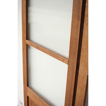 モールガラスとラワンの建具 4枚1組　GD0207 