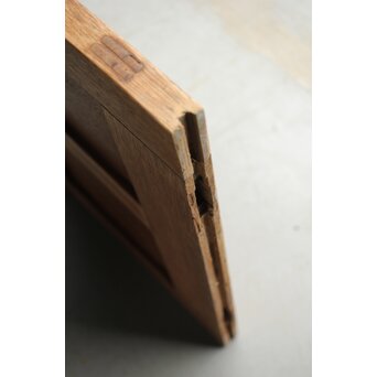 モールガラスとラワンの建具 4枚1組　GD0207 