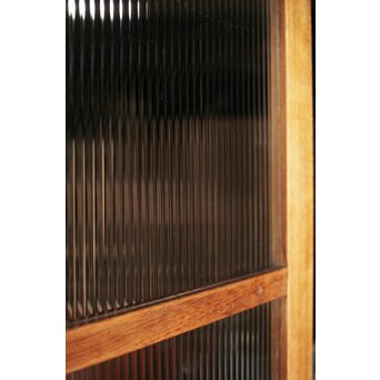 モールガラスとラワンの建具 4枚1組　GD0207 