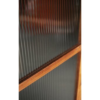 モールガラスとラワンの建具 4枚1組　GD0207 