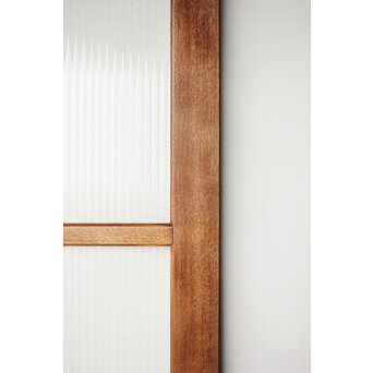 モールガラスとラワンの建具 4枚1組　GD0207 