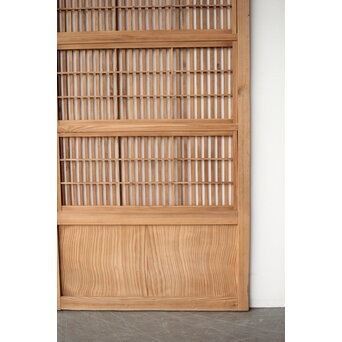 障子枠付 白木細身格子戸　L1118 