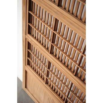 障子枠付 白木細身格子戸　L1118 