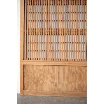 障子枠付 白木細身格子戸　L1118 