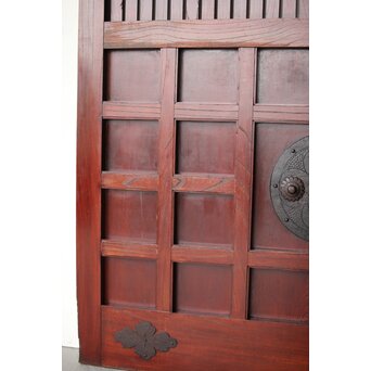 総欅格子蔵戸　W0138 