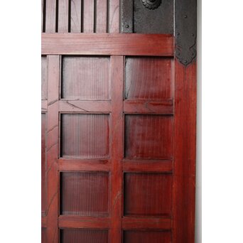 総欅格子蔵戸　W0138 