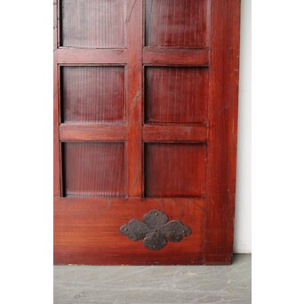 総欅格子蔵戸　W0138 