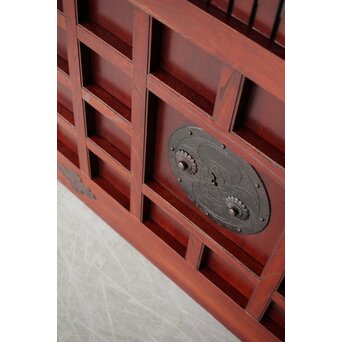 総欅格子蔵戸　W0138 