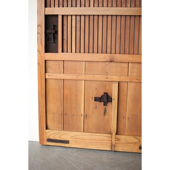 総欅格子蔵戸　W0138 