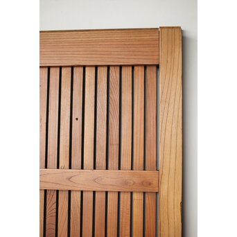 総欅格子蔵戸　W0138 