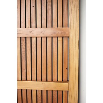 総欅格子蔵戸　W0138 