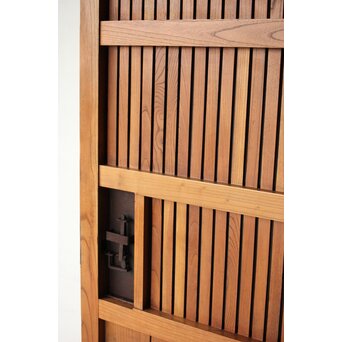 総欅格子蔵戸　W0138 