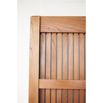 総欅格子蔵戸　W0138 