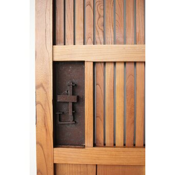 総欅格子蔵戸　W0138 