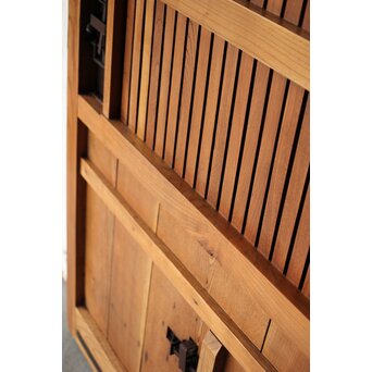 総欅格子蔵戸　W0138 